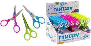 WEDO Bastelschere FANTASY, sortiert, 30er Display für Rechtshänder, aus rostfreiem Edelstahl, bedrucktes - 30 Stück (73599)