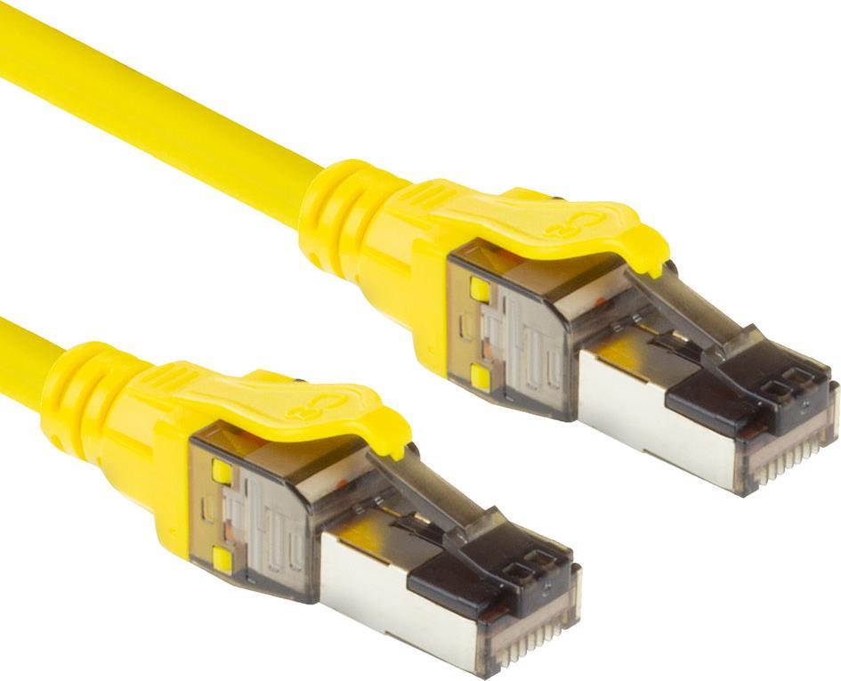 ADVANCED CABLE TECHNOLOGY ACT FB8001 Netzwerkkabel Gelb 1 m Cat8 S/FTP (S-STP) (FB8001)