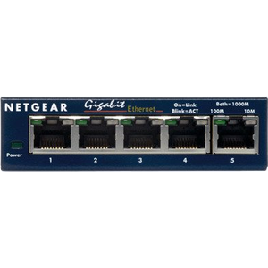NETGEAR ProSafe GS105 - Switch - 5 Anschlüsse - EN, Fast EN, Gigabit EN - 10B...