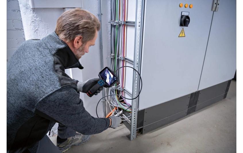 Bosch Professional GIC 12 V-5-27 C Inspektionskamera 1280 x 720 Pixel Blau, Schwarz
