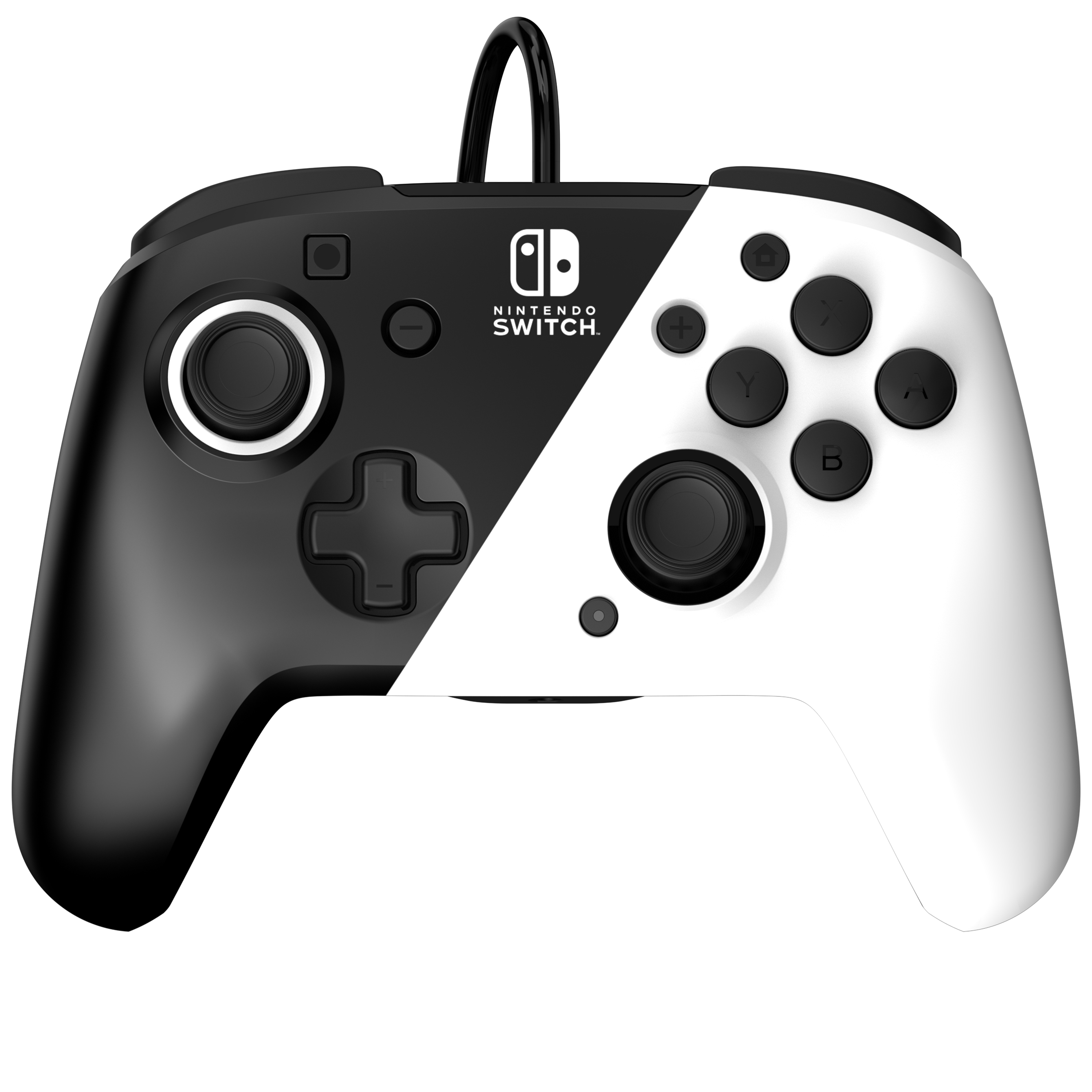 PDP Faceoff Deluxe+ Audio OLED Rematch Gamepad Nintendo Switch Schwarz/Weiß