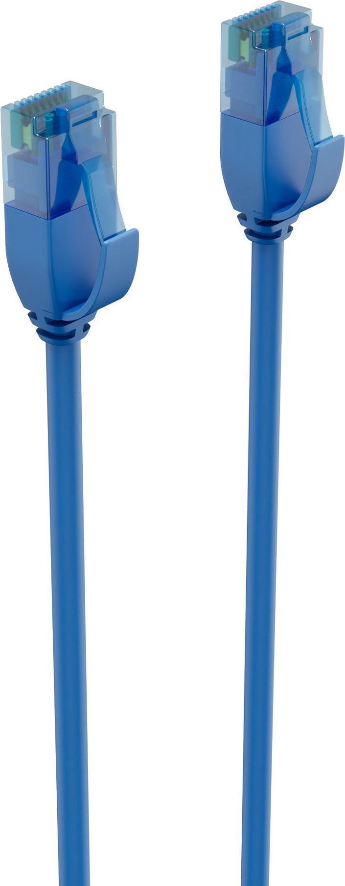 shiverpeaks!!! shiverpeaks®--Netzwerkkabel-Patchkabel cat. 6 U/UTP slim, blau 1m (BS08-22021)