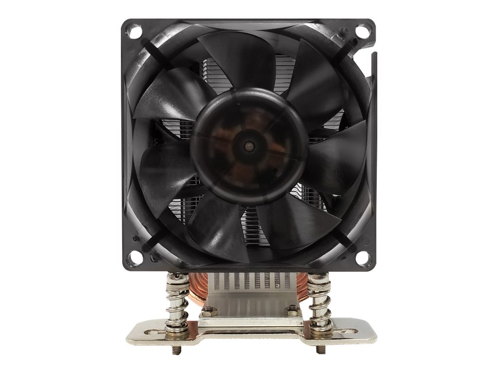 Inter-Tech A-35 Prozessor-Luftkühler 80 mm Aluminium Schwarz Silber