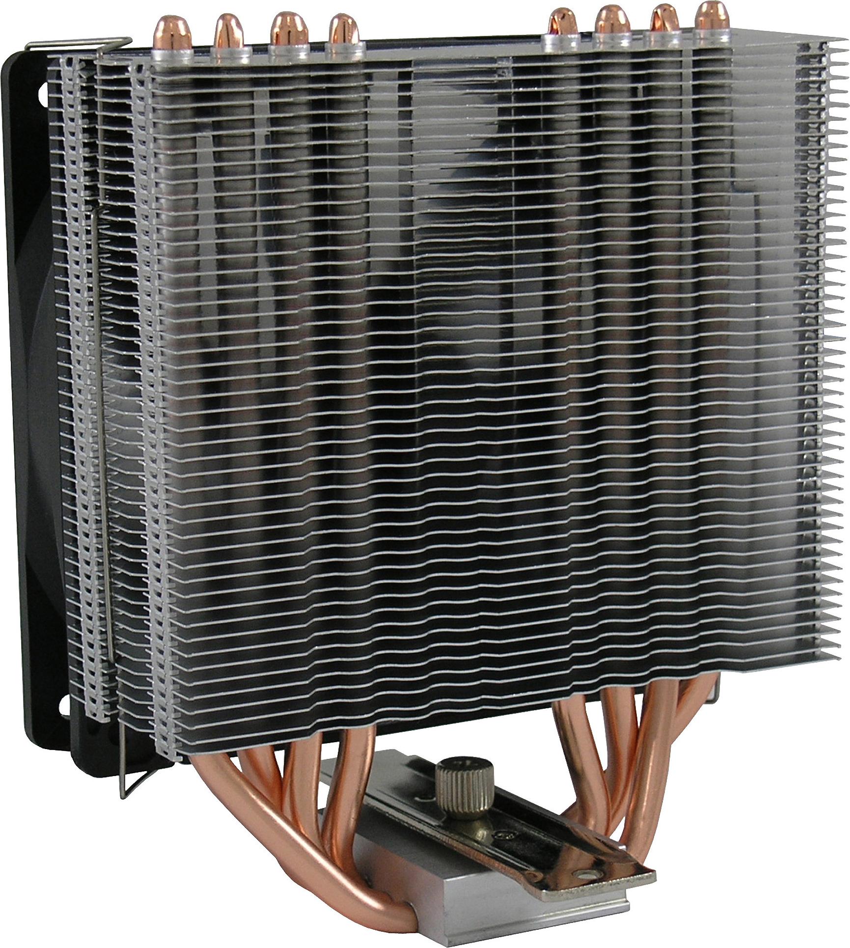 LC Power Cosmo Cool Prozessor-Luftkühler 120 mm Aluminium Schwarz/Silber