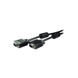 shiverpeaks BASIC-S SVGA Monitorkabel, Stecker - Stecker 5,0 m, 15 Pol, HDD-Stecker, geschirmt, 75 Ohm, mit Ferrit (BS78056-5)