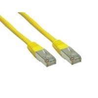 RNS® Patchkabel mit Rastnasenschutz, Cat. 6, S/FTP, PiMF, PVC, 250MHz, gelb, 1,5m, Good Connections (8060-015Y)