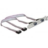 DeLOCK Slotbracket > 2x serial (89083)