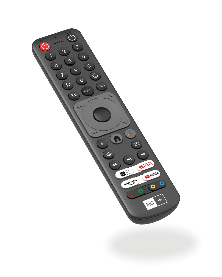 HD Plus HD+ IP TV-Stick 22025 4K Ultra HD Android HDMI Schwarz