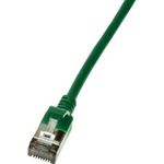 LogiLink Slim U/FTP Netzwerkkabel 5 m Cat6a U/FTP (STP) Grün (CQ9065S)
