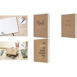 sigel Notizbuch Jolie Pure "Happiness", DIN A5, liniert 152 x 203 mm, 100 g/qm weißes Papier, Hardcover-Einband: - 1 Stück (JN805)