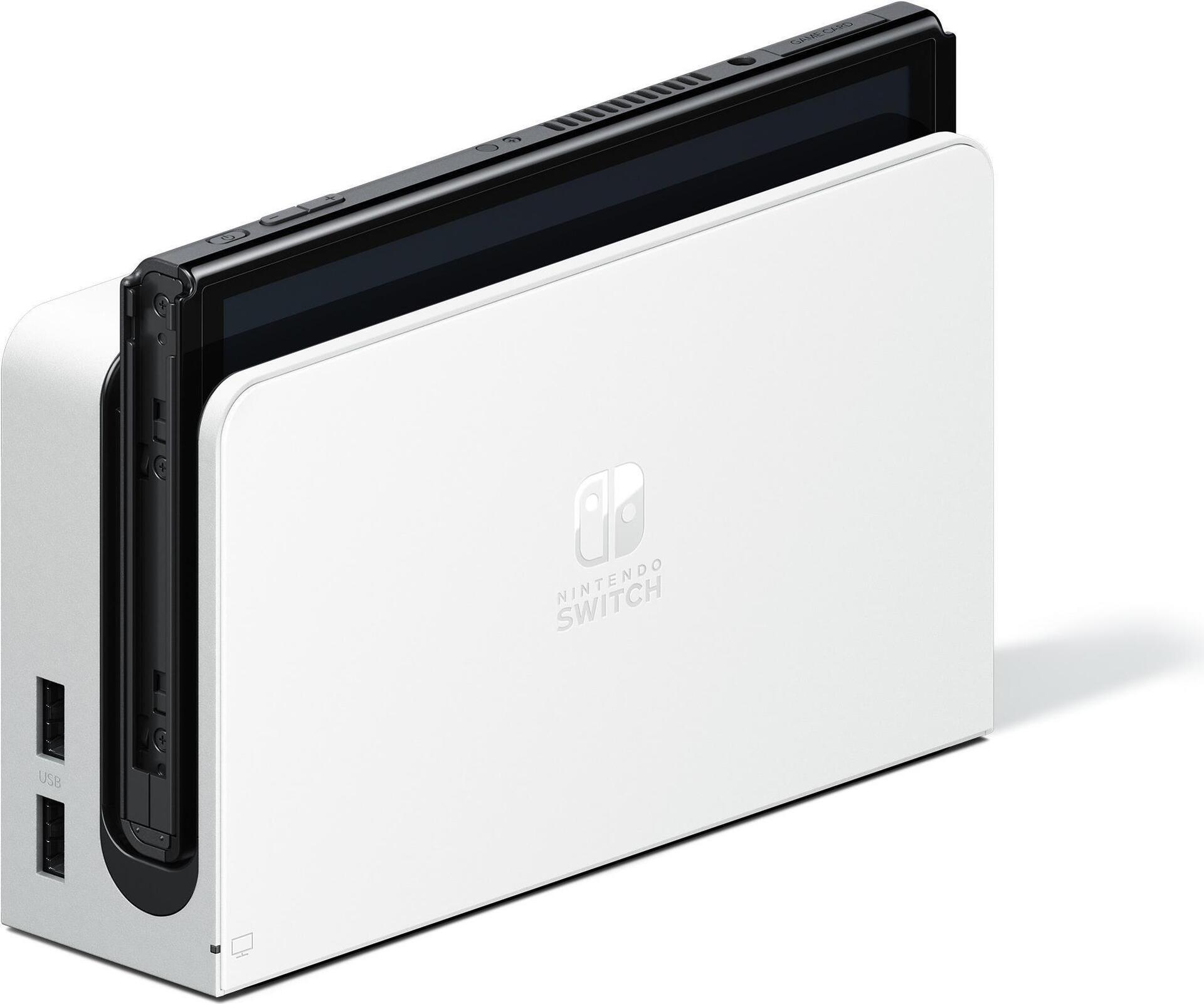 Nintendo Switch OLED Spielkonsole 7" OLED 64 GB Weiß