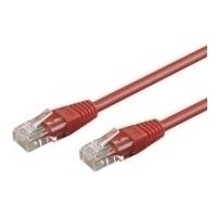 Wentronic Goobay CAT 5e Patchkabel, U/UTP, Rot, 3 m - CCA Kupfergemisch (68369)