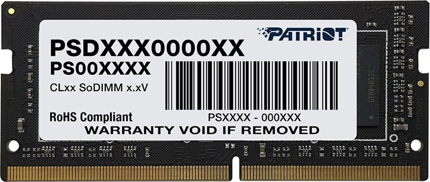 Patriot Memory Signature PSD48G24002S Speichermodul 8 GB 1 x 8 GB DDR4 2400 MHz (PSD48G24002S)