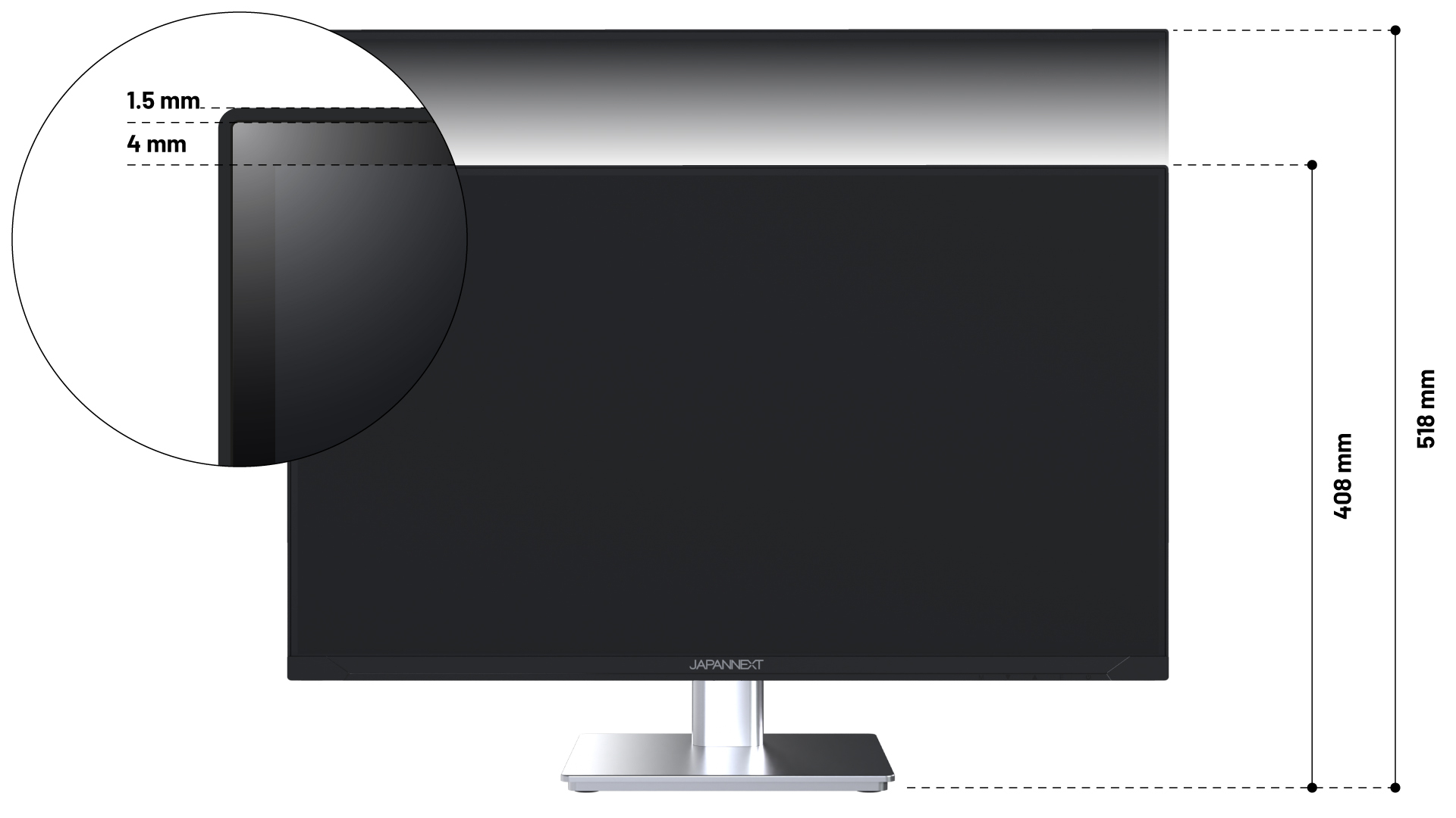 JAPANNEXT JN-I270WQHD300F-HSP 27" 2560x1440 IPS 300 Hz Grau