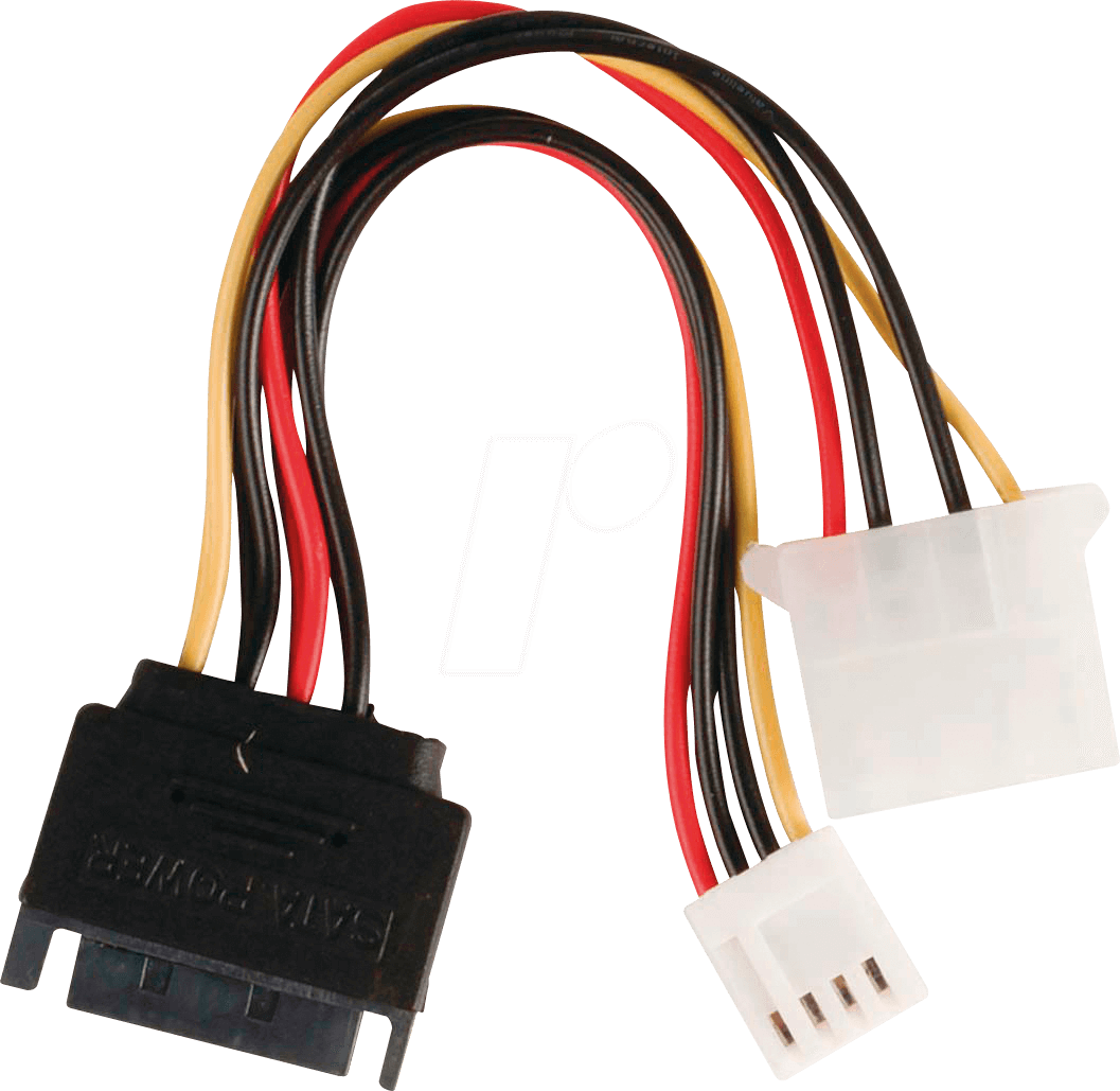 N CCGP73550VA015 Internes Netzkabel 15-pol SATA-Stecker> Molex Buchse (CCGP73550VA015)