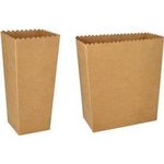 PAPSTAR Popcorn-Box Pappe "pure" eckig, 1.300 ml Maße: (B)70 x (T)70 x (H)197 mm - 1 Stück (89262)