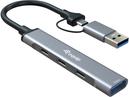 Equip USB-Hub 128969 4-Port USB-C×3 + USB-A 1 USB 3.2 Gen1/2.0 Schwarz (128969)