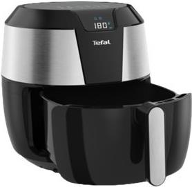 Tefal Easy Fry EY701 Eins/Eine(r) 5,6 l Eigenständig 1700 W Heißluftfritteuse Schwarz - Edelstahl (EY701D) (geöffnet)