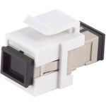 shiverpeaks ®-BASIC-S--LWL-Keystone Verbinder, SC-SC, Simplex, beige (BS08-10214)