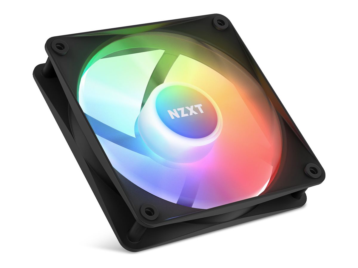 NZXT F Series F120 RGB Triple Pack 120 mm Gehäuselüfter Mattschwarz