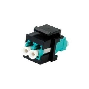 ROLINE Keystone LWL-Adapter LC/LC Duplex, Multimode, OM3 (21.17.0001)