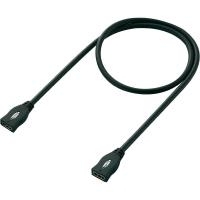 HDMI Verlängerungskabel [1x HDMI-Buchse 1x HDMI-Buchse] 1 m Schwarz SpeaKa Professional
