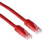 ACT Red 1.5 meter LSZH U/UTP CAT6 patch cable with RJ45 connectors. Cat6 u/utp lszh red 1.50m (IB9551)