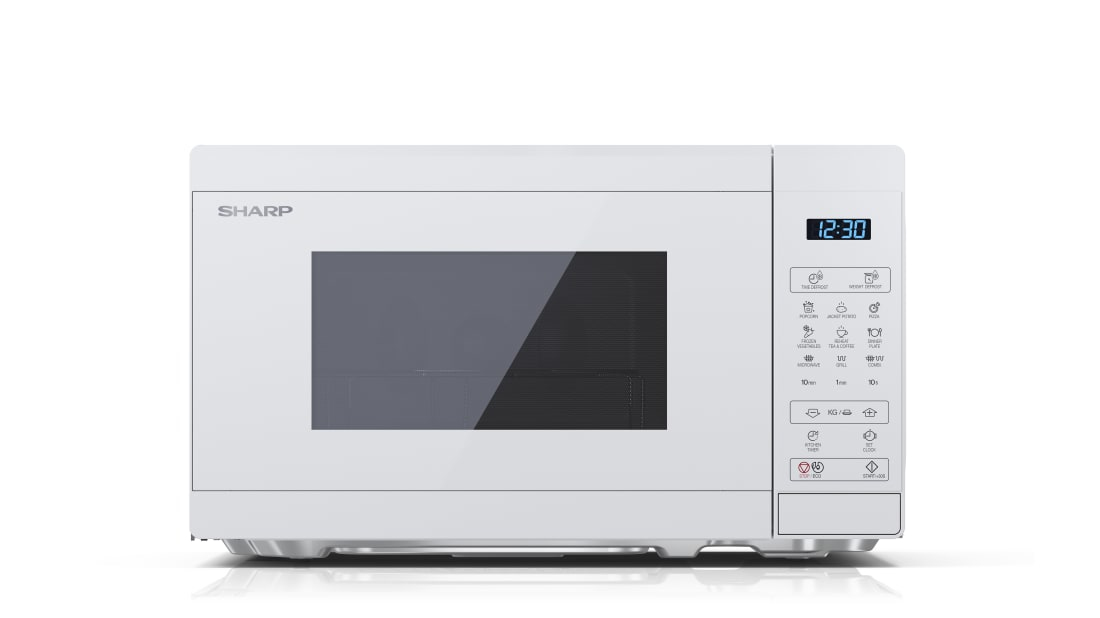 Sharp YC-MG02E-C Mikrowelle 2in1 Kombi-Mikrowelle 20 l 800 W Weiß
