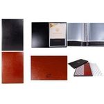 multo Sichtbuch "Hannibal", A4, 20 Hüllen, schwarz aus hochwertigem Kunstleder, weiche Oberfläche, feine - 1 Stück (MU-202041)