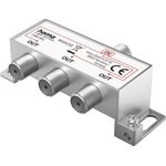 Hama Breitband-Kabelverteiler, 3-fach, voll geschirmt (00205350)