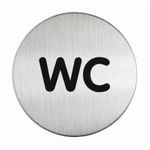 DURABLE PICTO 'WC' Ø 83 mm 1 ST 490723