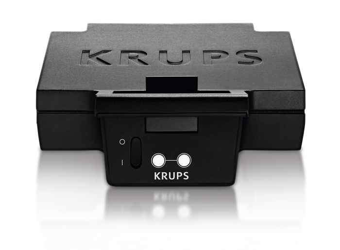 Krups Iconic Sandwichmaker FDK461 Eckform 850 W Schwarz