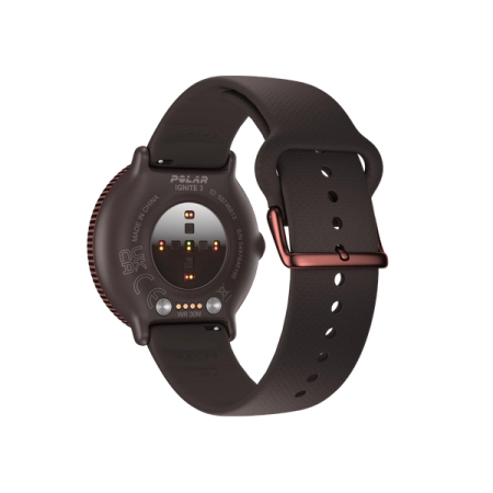 POLAR Black Hook & Loop Edition Nylon-Armband Smartwatch 43 mm AMOLED GPS Schwarz