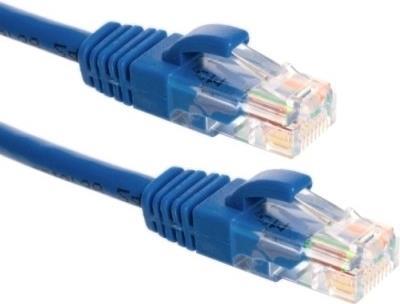 DSIT CAT6a Netzwerkkabel 100% Kupfer - U/UTP - 0,50 Meter - Blau (DC-U6A4-005)