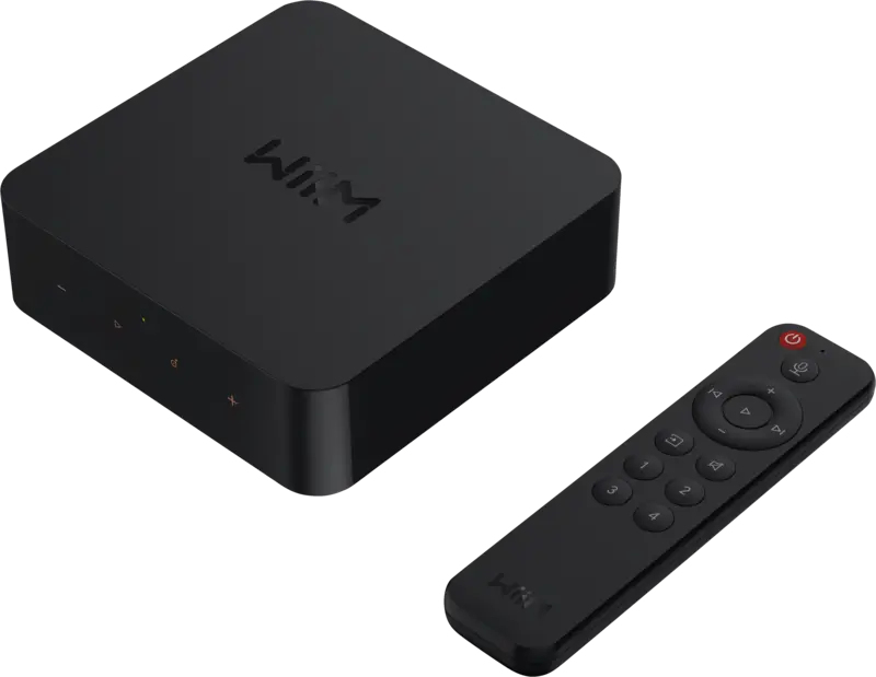 WiiM Voice Remote LPWIR Sprachfernbedienung für WiiM Mini/Pro IR Wireless Schwarz