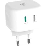 Nedis Netzladegerät| 45 W| GaN| Schnellladefunktion| 2.25 A 3.0| Anzahl der (WCGPD45W100WT)