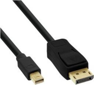 INLINE Mini DisplayPort OUT zu DisplayPort IN Kabel schwarz 1m