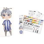 COPIC Ciao Serene Palette Starter Layoutmarker-Set farbsortiert 1,0 + 6,0 mm, 1 Set (220750210)