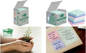 3M 7100259445 Klebezettel Rechteck Blau (7100259445)