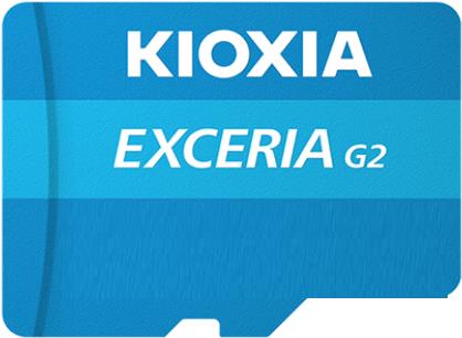 Kioxia EXCERIA G2 256 GB MicroSDHC UHS-III Klasse 10 (LMEX2L256GG2)