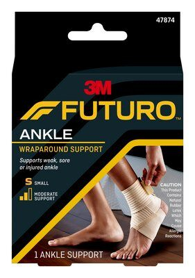 FUTURO Sprunggelenkbandage 47874, Gr. S, 17,8–20,3 cm, Beige