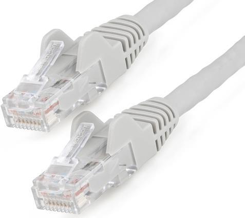 StarTech.com 5m LSZH CAT6 Ethernet Cable, 10 Gigabit Snagless RJ45 100W PoE Network Patch Cord with Strain Relief, CAT 6 10GbE UTP, Grey, Individually Tested/ETL, Low Smoke Zero Halogen (N6LPATCH5MGR)