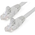 StarTech.com 5m LSZH CAT6 Ethernet Cable, 10 Gigabit Snagless RJ45 100W PoE Network Patch Cord with Strain Relief, CAT 6 10GbE UTP, Grey, Individually Tested/ETL, Low Smoke Zero Halogen (N6LPATCH5MGR)