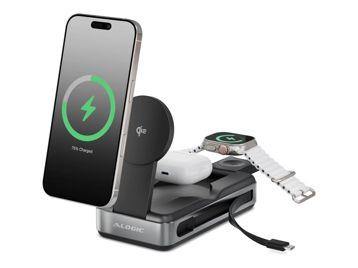 Alogic Roam 6-in-1 Powerbank 21000 mAh 100 W Schwarz