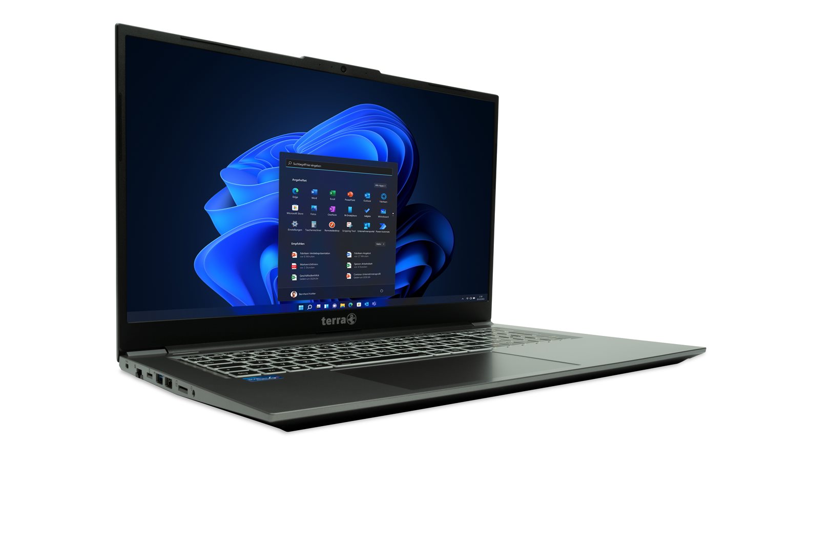 TERRA Mobile 1717R 17,3" Notebook Intel Core i5 16 GB RAM 1 TB SSD Windows 11 Pro Grau