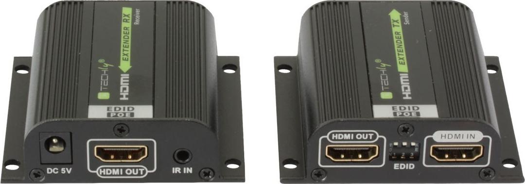 HDMI Extender über Cat.6/6A/7 mit PoE (40m) Hersteller: Techly (IDATA-EXT-E70POED)