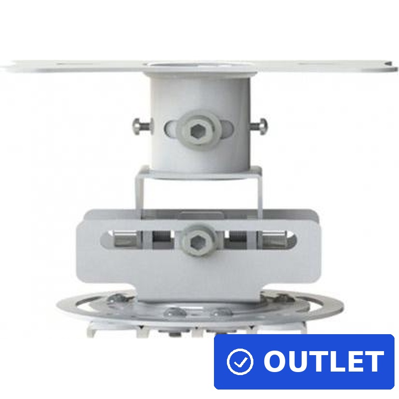 OPTOMA Deckenhalterung OCM818W-RU Universal-Deckenhalterung 120mm fixe Laenge weiss 1,2kg (OCM818W-RU) (B-Ware)