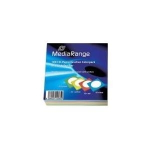 MediaRange CD/DVD Papierhüllen Color-Pack 100St (BOX67)