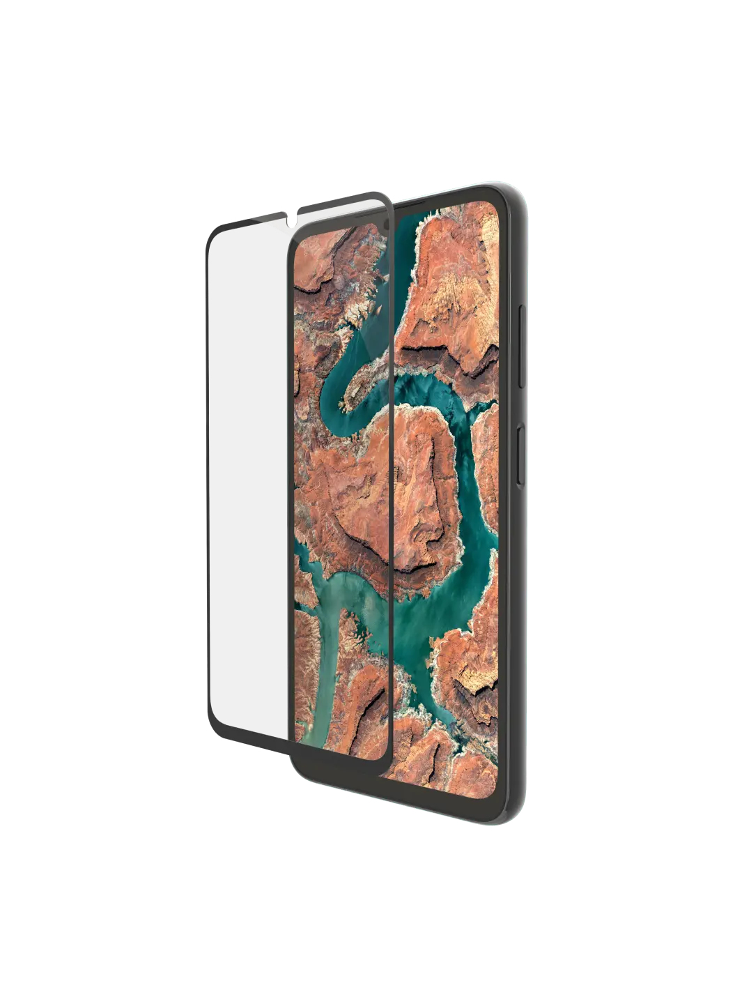 dbramante1928 Eco-Shield Bildschirmschutz für Samsung Galaxy A35 5G 6,4" Black Edge