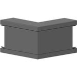 GGK BR 60x110/80-AE 60x110/80-AEAußeneck 60x110/80-9005 PVC (12726)